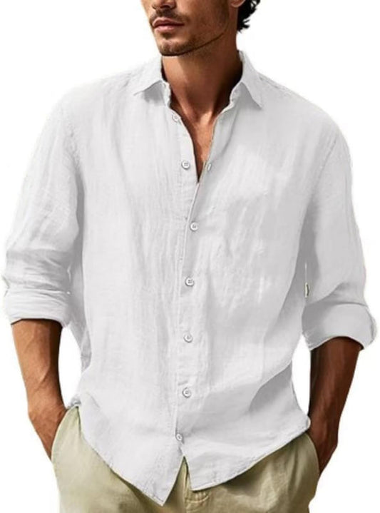 Plain Cotton Poplin Button Down Shirt product photo