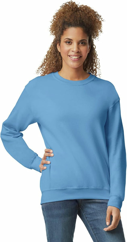 Solid Fleece Crewneck Sweatshirt, Slate Blue product photo